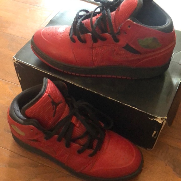Jordan Other - Air Jordans Retro 97 Boys 3.5 Youth in Red Used